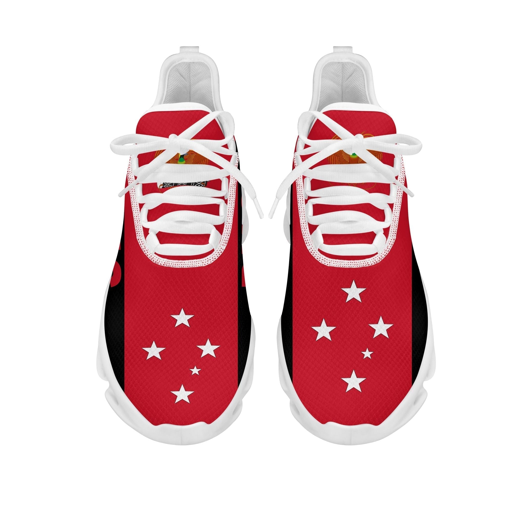 Polynesian Footwear Papua New Guinea Flag Sport Clunky Sneakers LT10