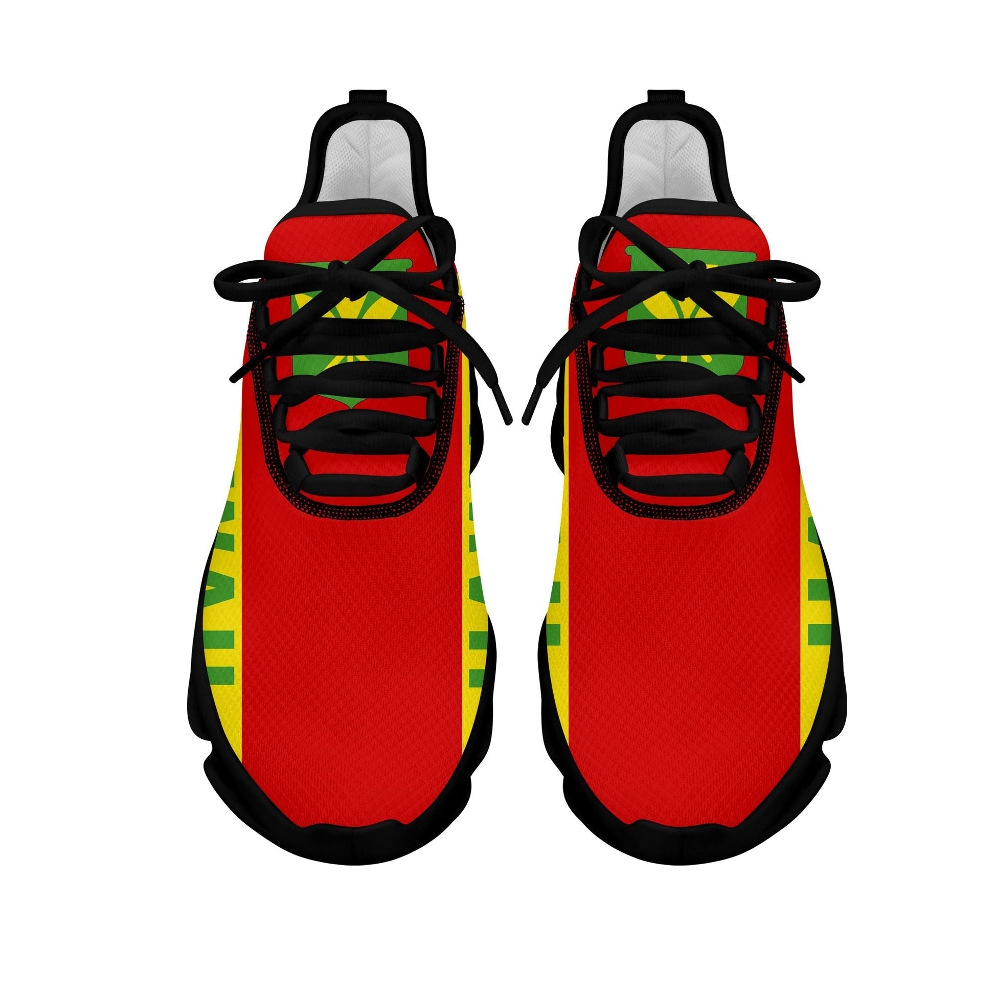 Polynesian Footwear Hawaiian Kanaka Maoli Flag Sport Clunky Sneakers LT10