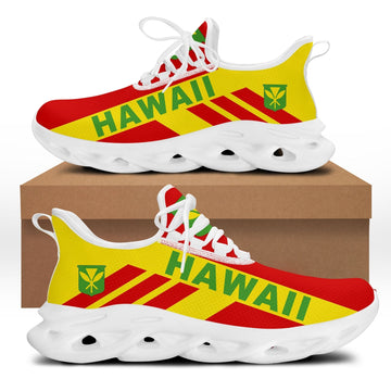 Polynesian Footwear Hawaiian Kanaka Maoli Flag Sport Clunky Sneakers LT10
