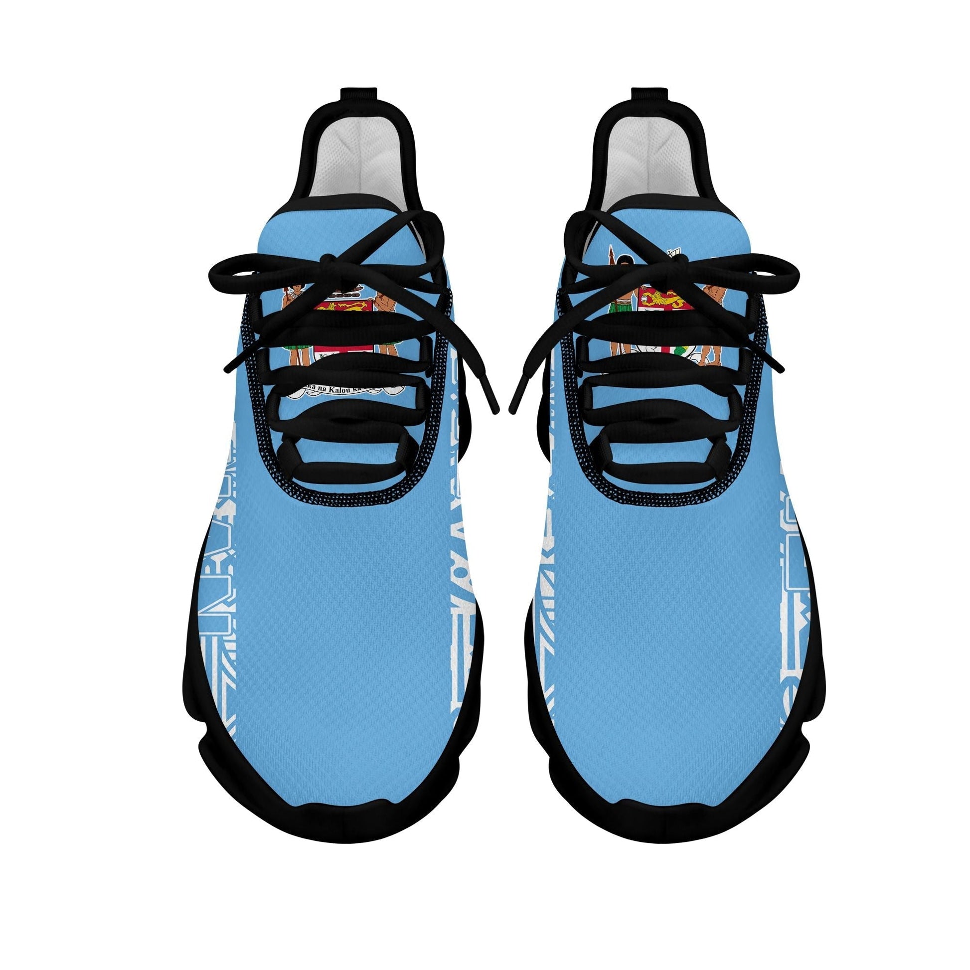 Polynesian Footwear Fiji Flag Tapa Sport Clunky Sneakers LT10