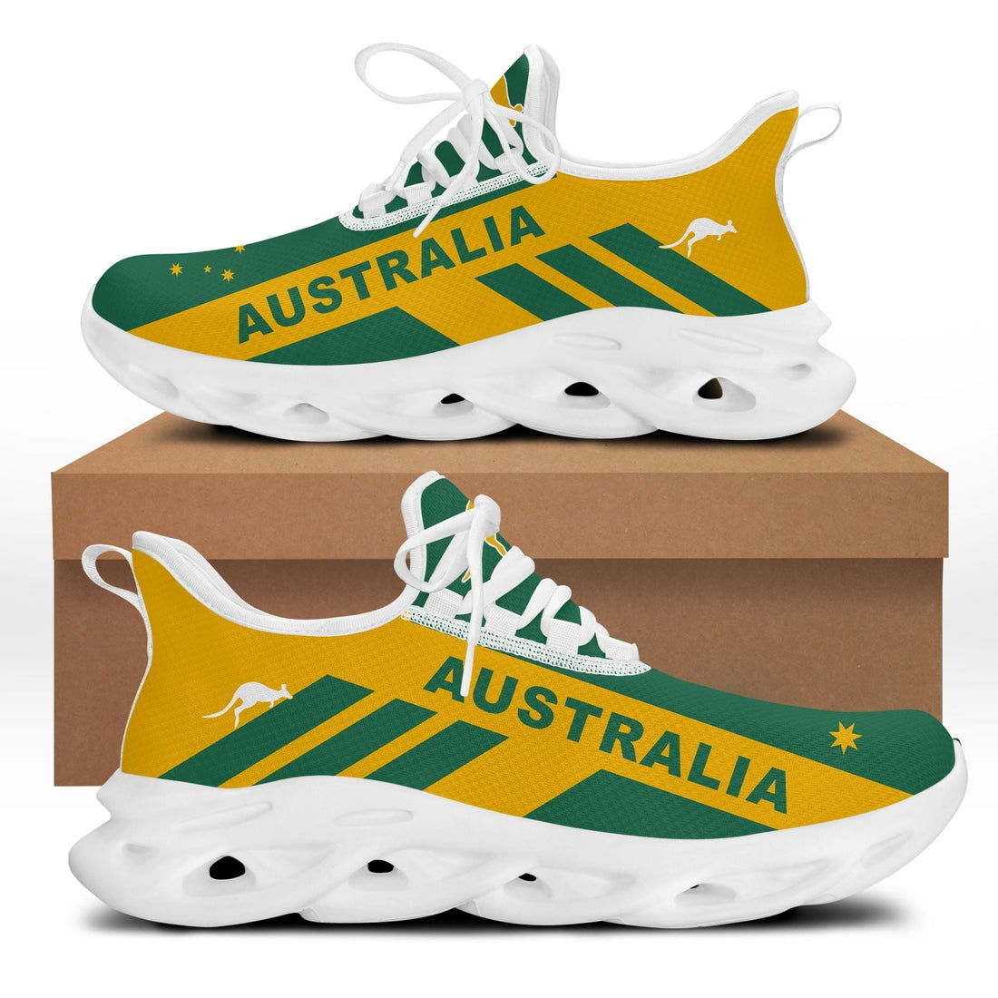 Polynesian Footwear Australia Sport Flag Clunky Sneakers LT10
