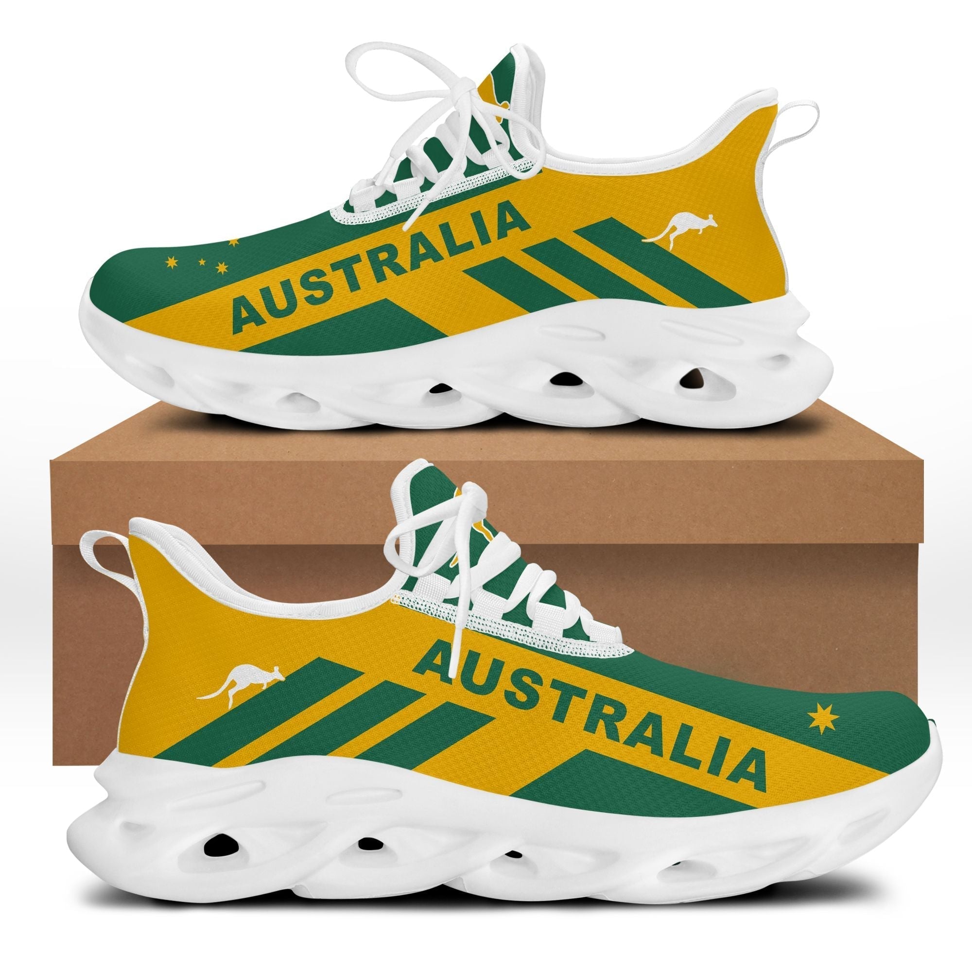 Polynesian Footwear Australia Sport Flag Clunky Sneakers LT10