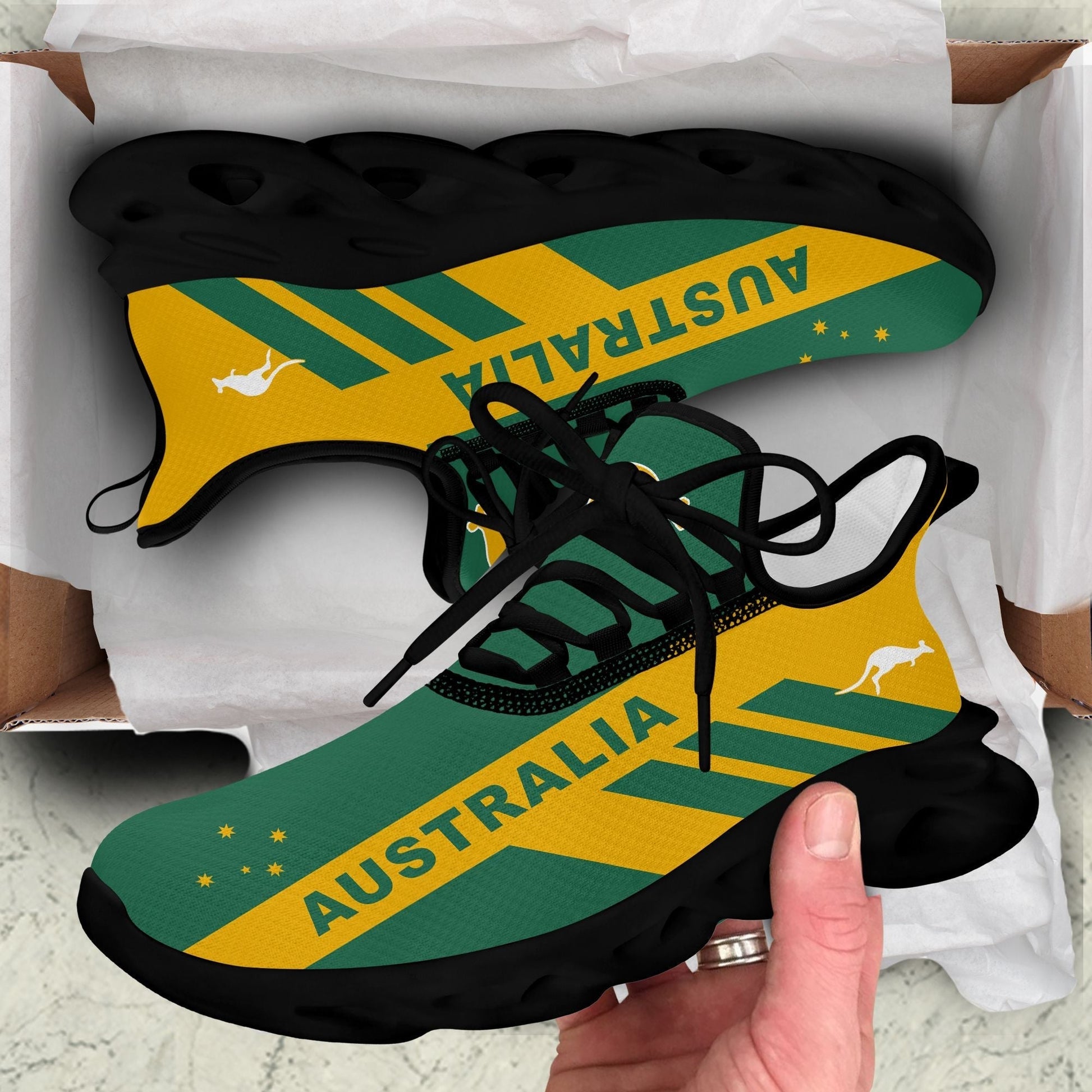Polynesian Footwear Australia Sport Flag Clunky Sneakers LT10