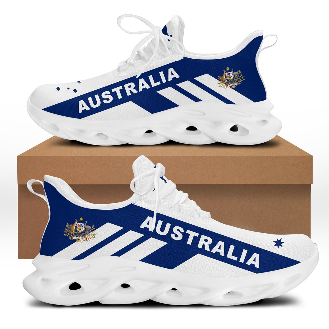 Polynesian Footwear Australia Flag Clunky Sneakers LT10