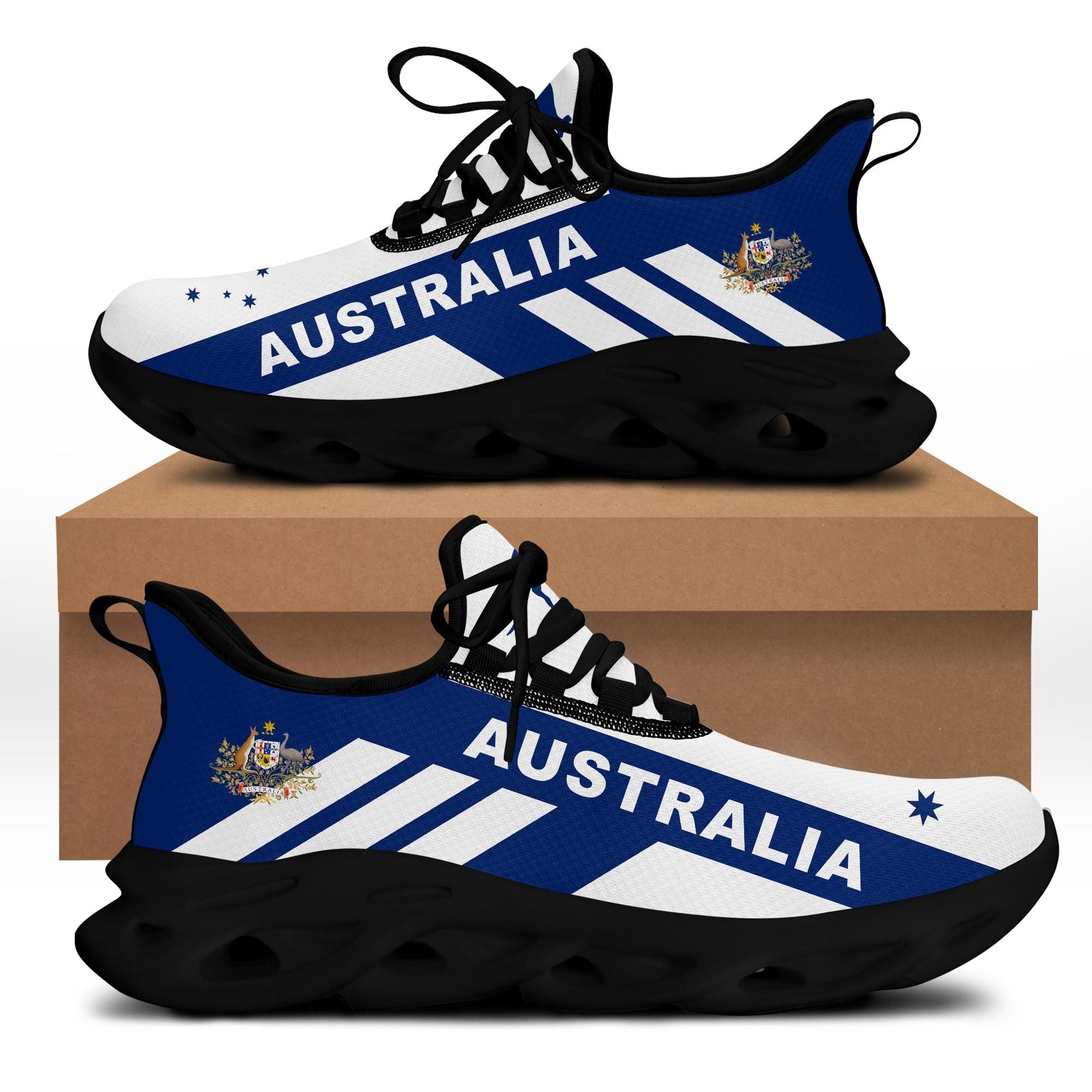 Polynesian Footwear Australia Flag Clunky Sneakers LT10