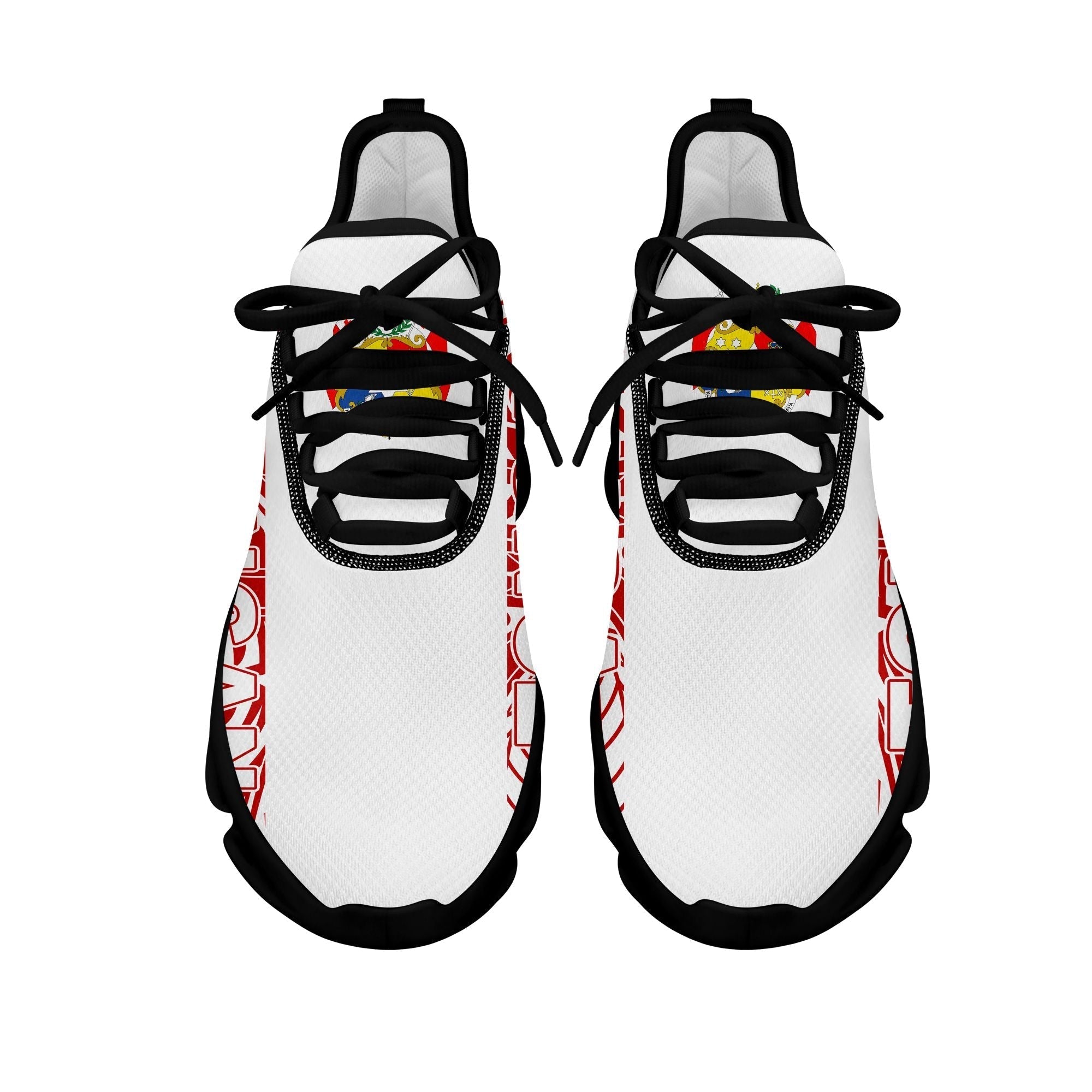 Polynesian Footwear Tonga Flag Maori Sport Clunky Sneakers LT10