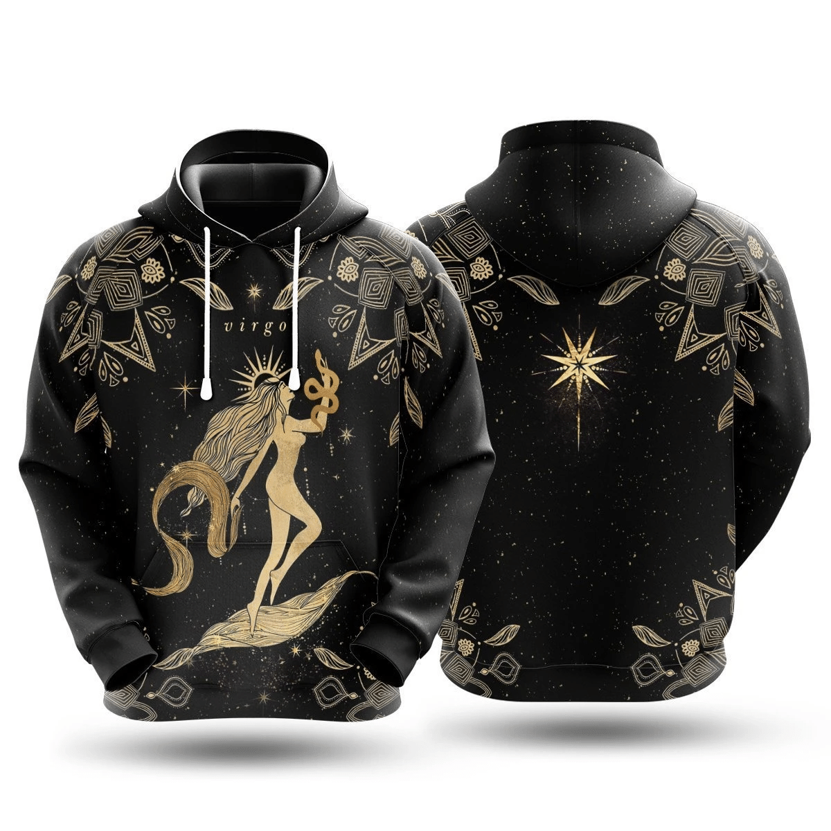 Virgo Zodiac Hoodie Symbol Virgo LT13