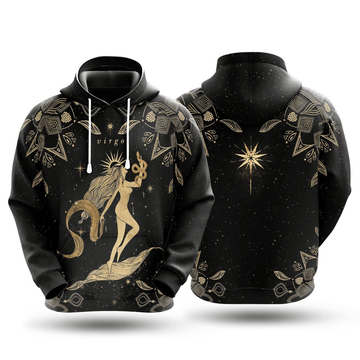 Virgo Zodiac Hoodie Symbol Virgo LT13