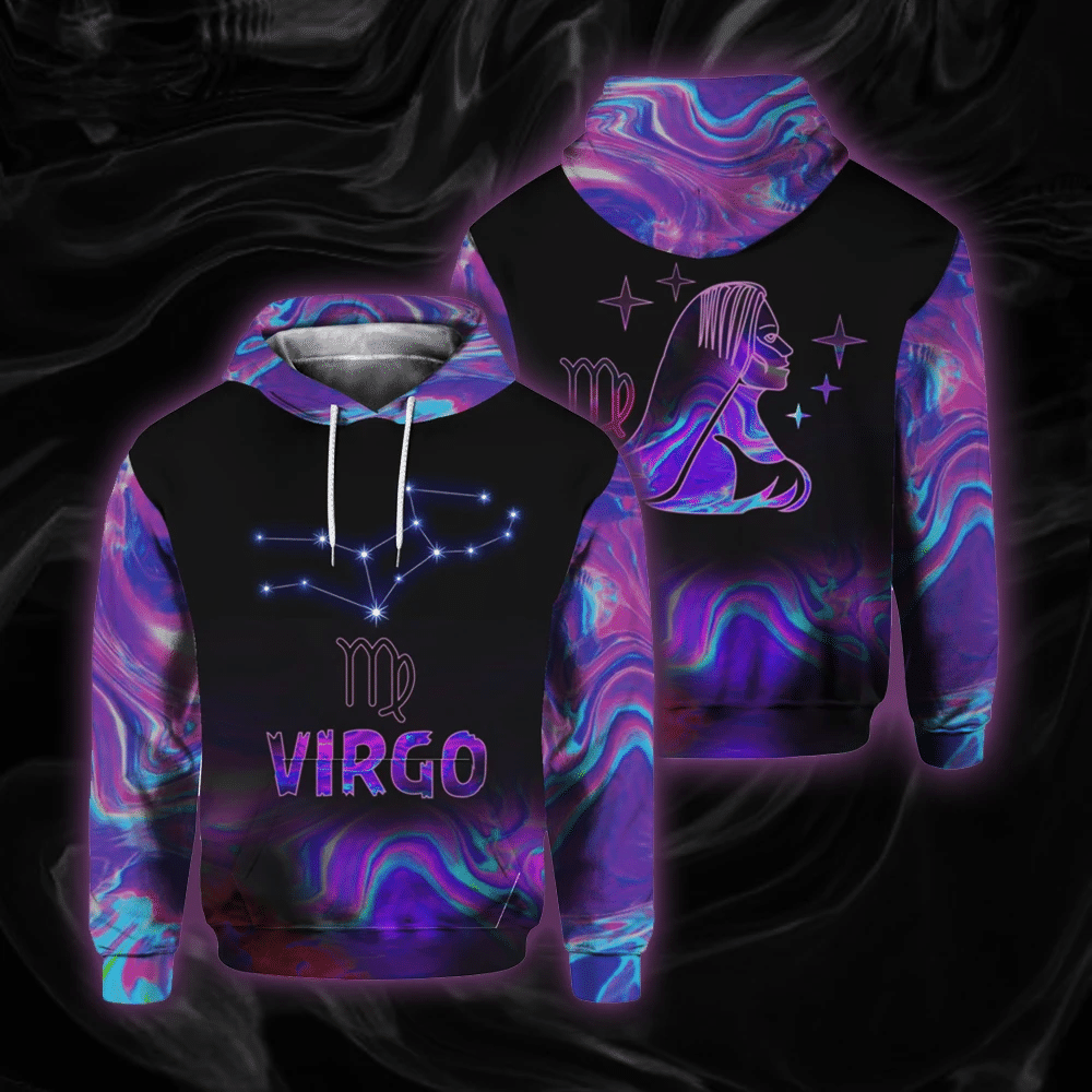 Virgo Zodiac Hoodie Galaxy LT13