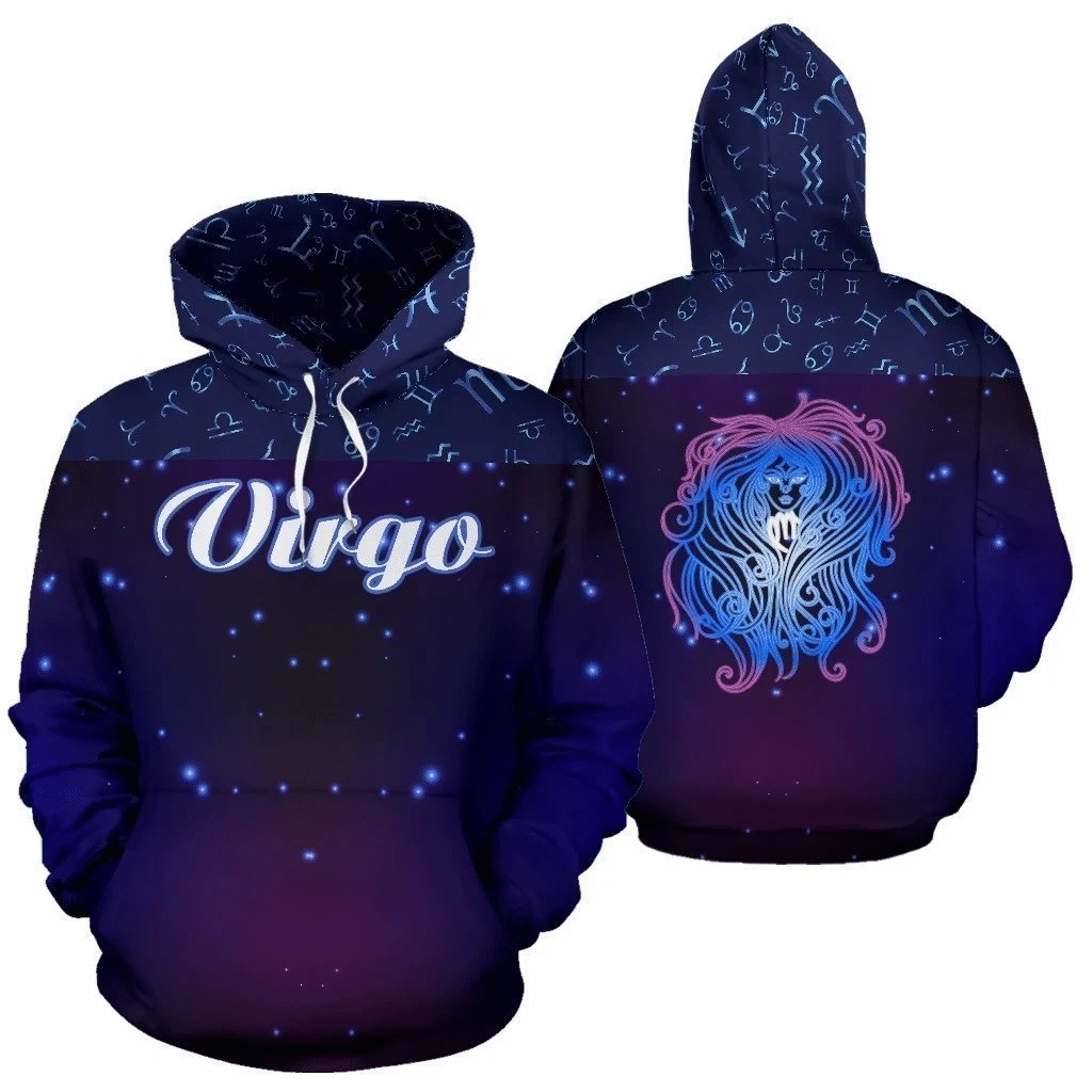Virgo Zodiac Hoodie Star Sky LT13