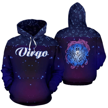 Virgo Zodiac Hoodie Star Sky LT13
