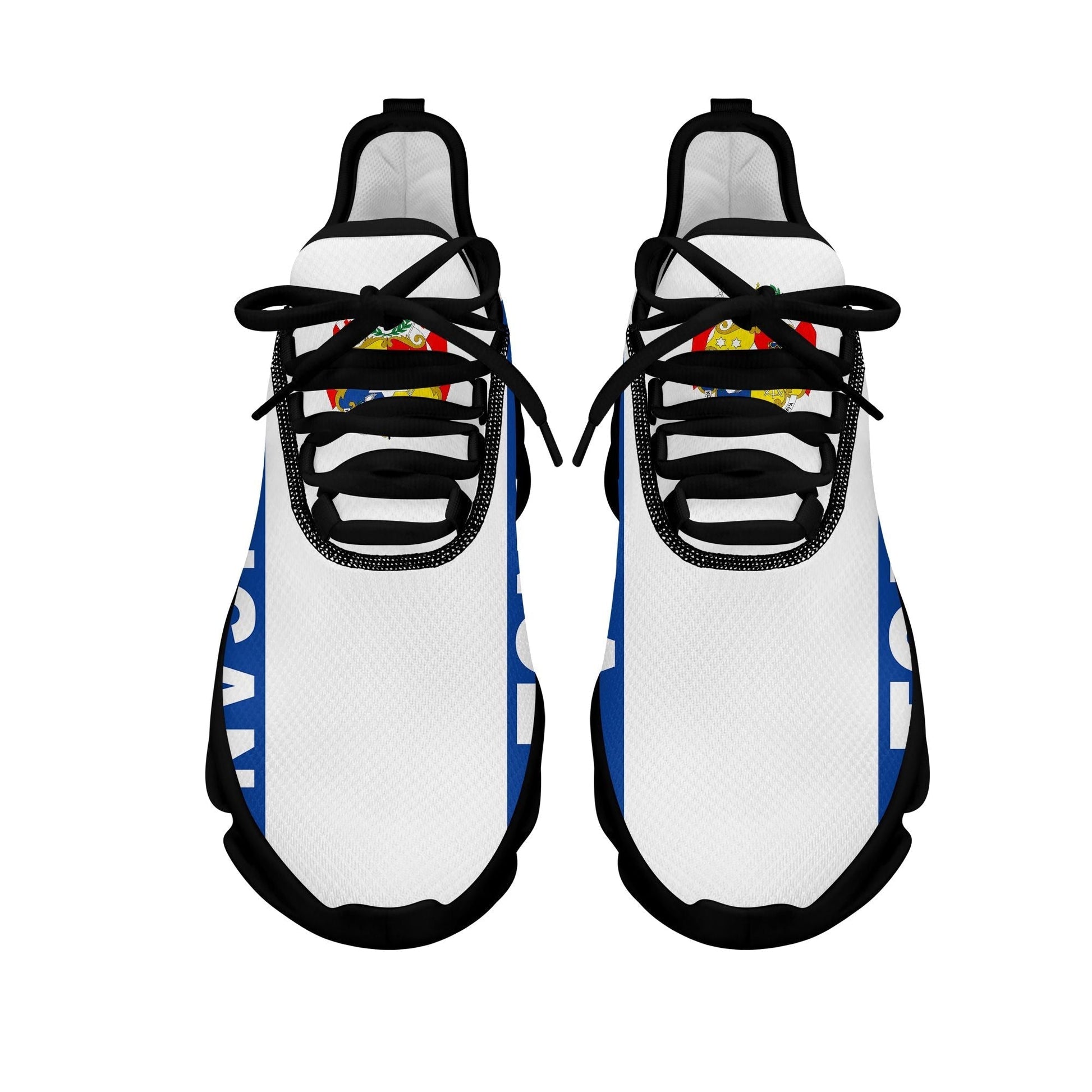 Polynesian Footwear Tonga Flag Sport Clunky Sneakers Blue LT10