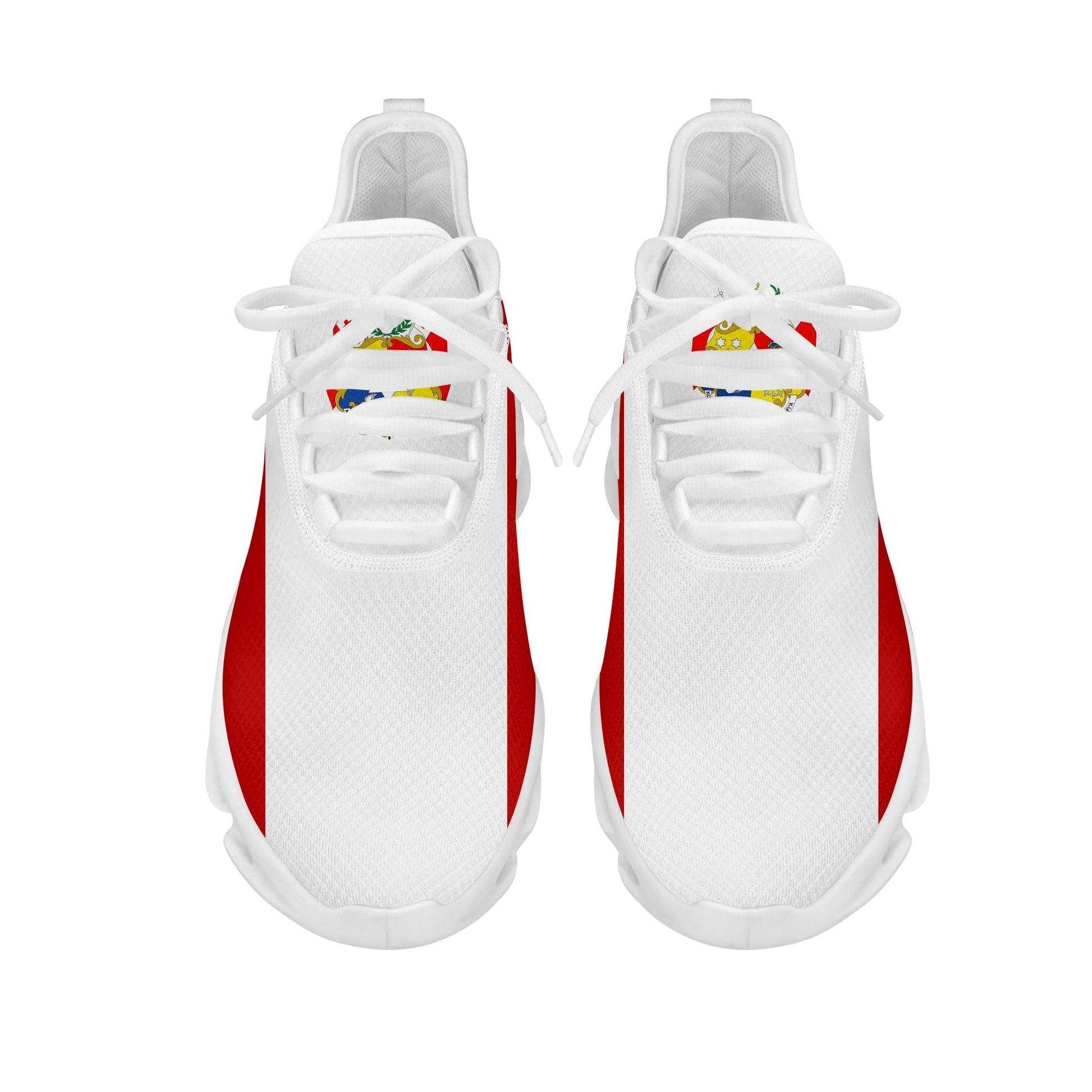 Polynesian Footwear Tonga Flag Sport Clunky Sneakers No Text LT10