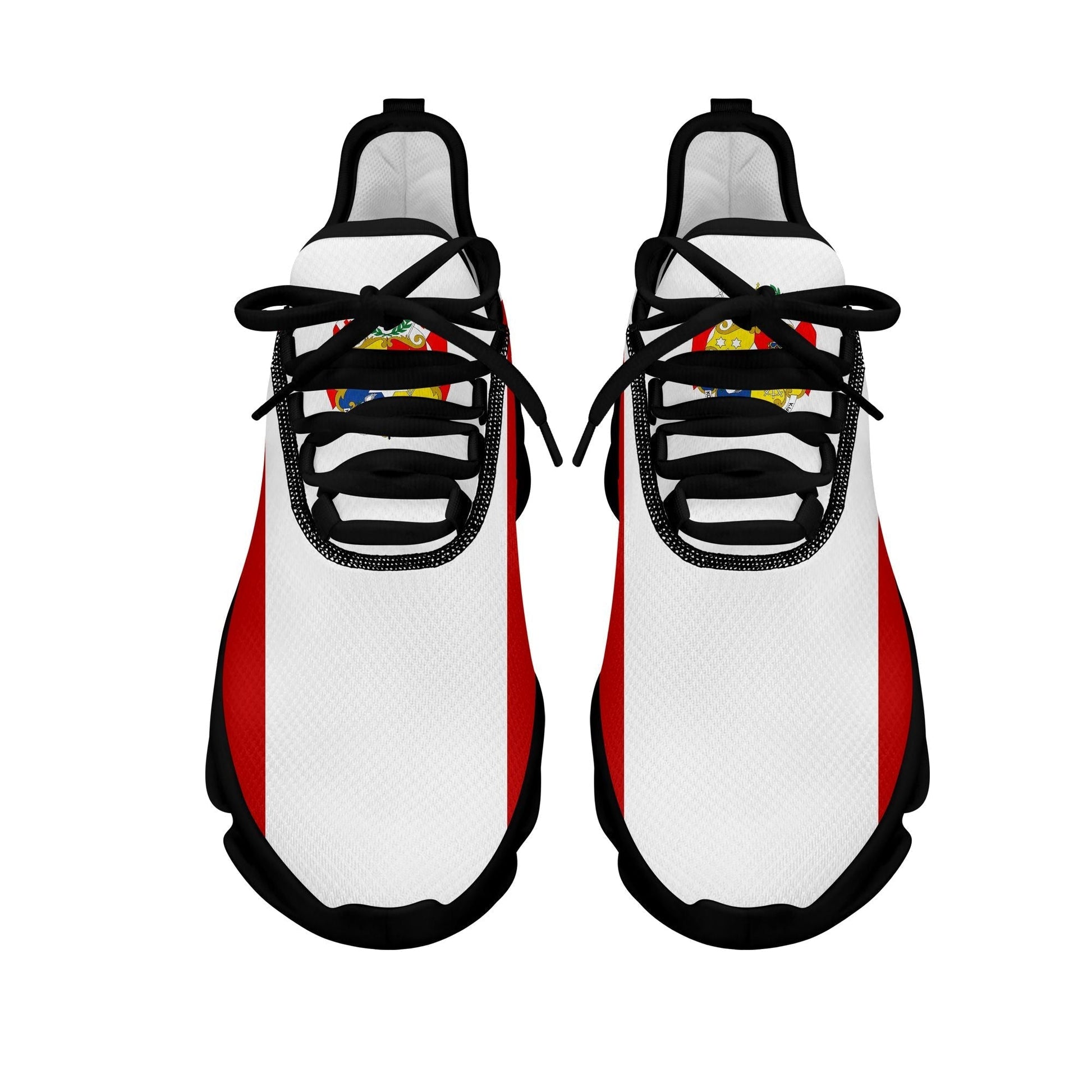 Polynesian Footwear Tonga Flag Sport Clunky Sneakers No Text LT10