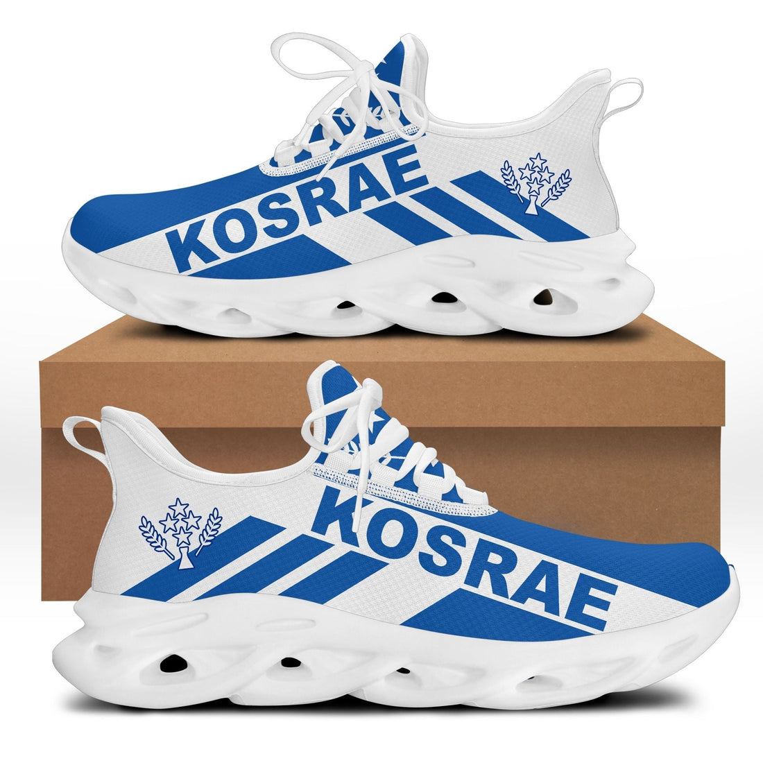 Polynesian Footwear Kosrae Flag Sport Clunky Sneakers LT10