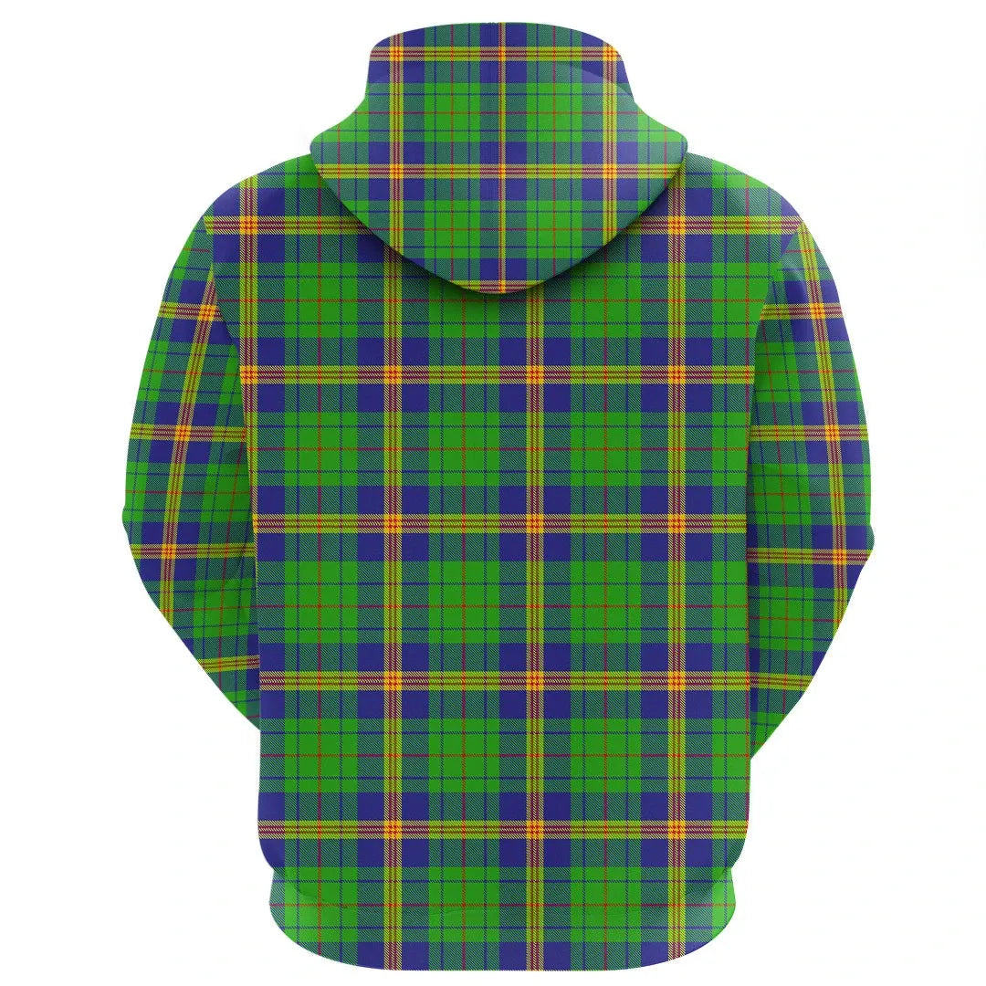 African Hoodie New Mexico Tartan Hoodie RLT13