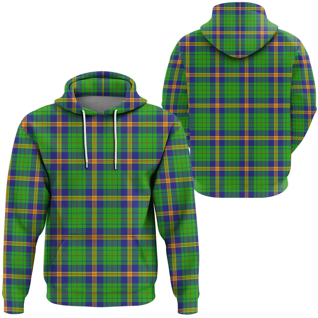 African Hoodie New Mexico Tartan Hoodie RLT13