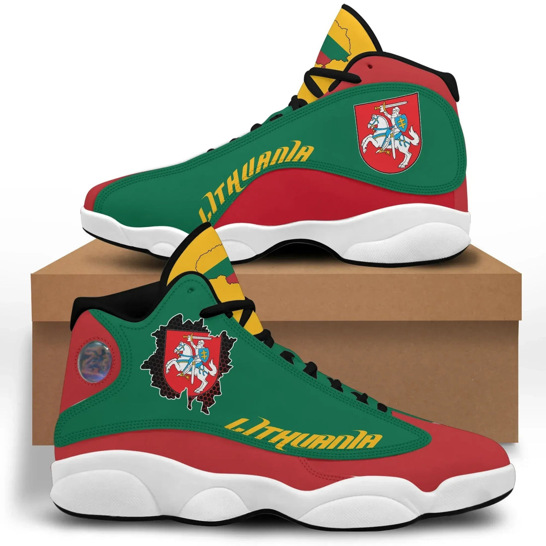 Lithuania High Top Sneakers Shoes RLT6