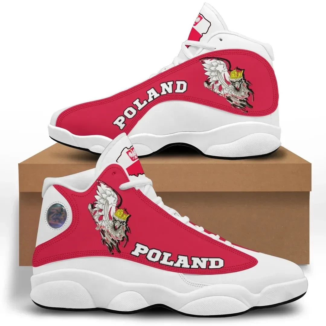 Poland Eagle High Top Sneakers Shoes New Style RLT7