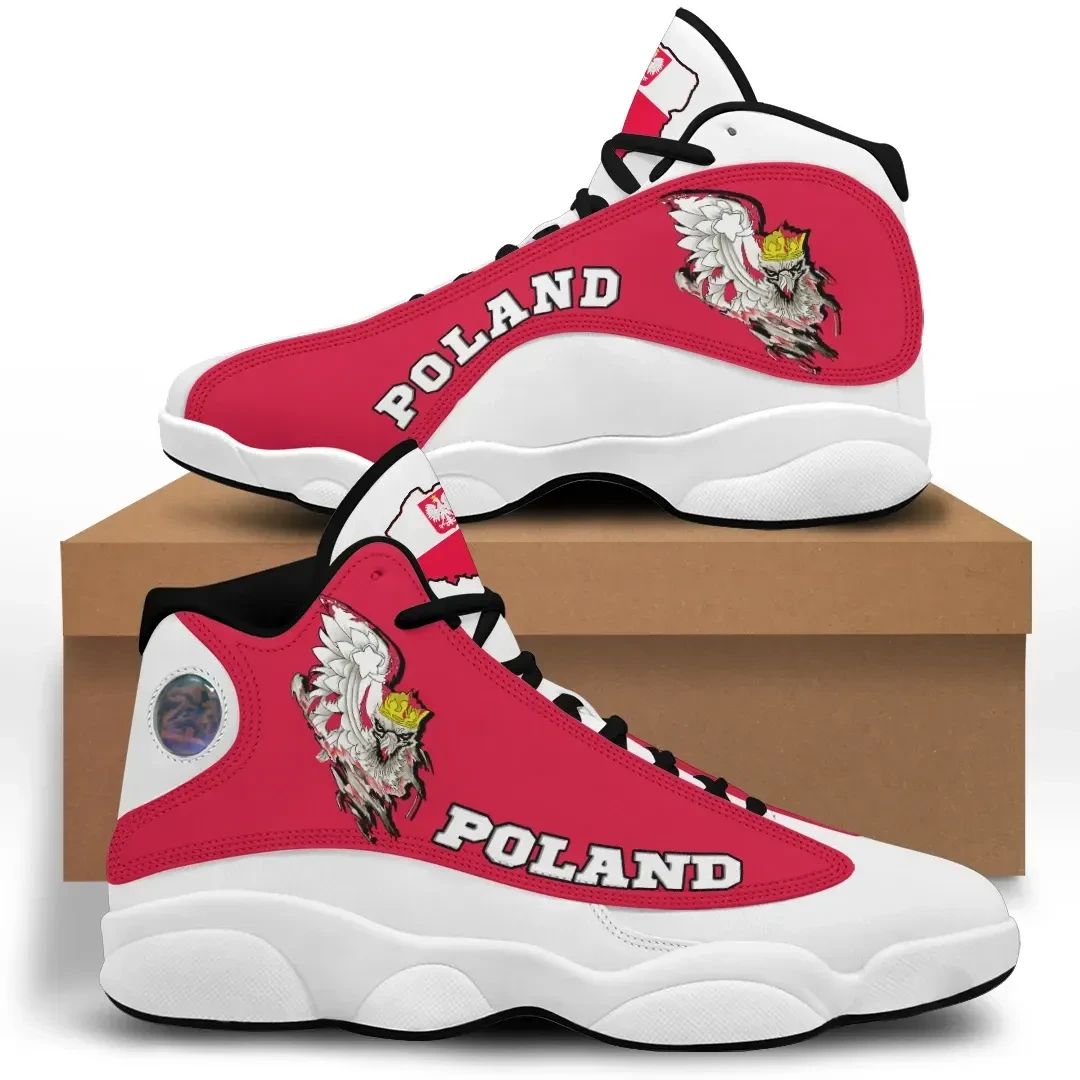 Poland Eagle High Top Sneakers Shoes New Style RLT7