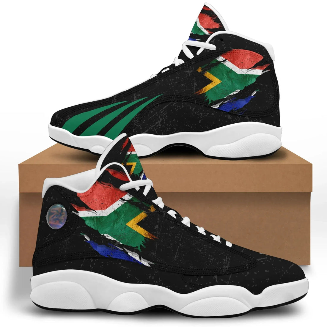 South Africa In Me High Top Sneakers Special Grunge Style RLT8