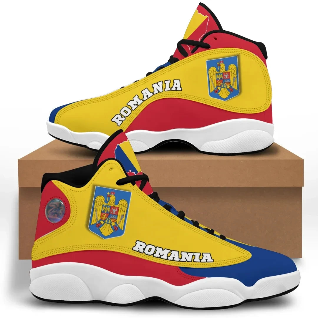Romania High Top Sneakers Shoes RLT13