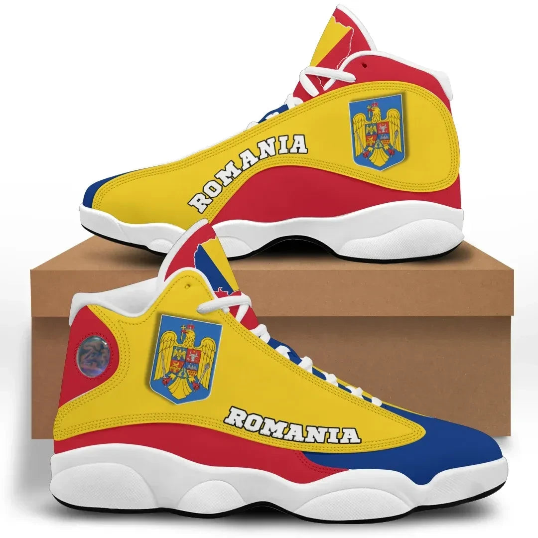 Romania High Top Sneakers Shoes RLT13