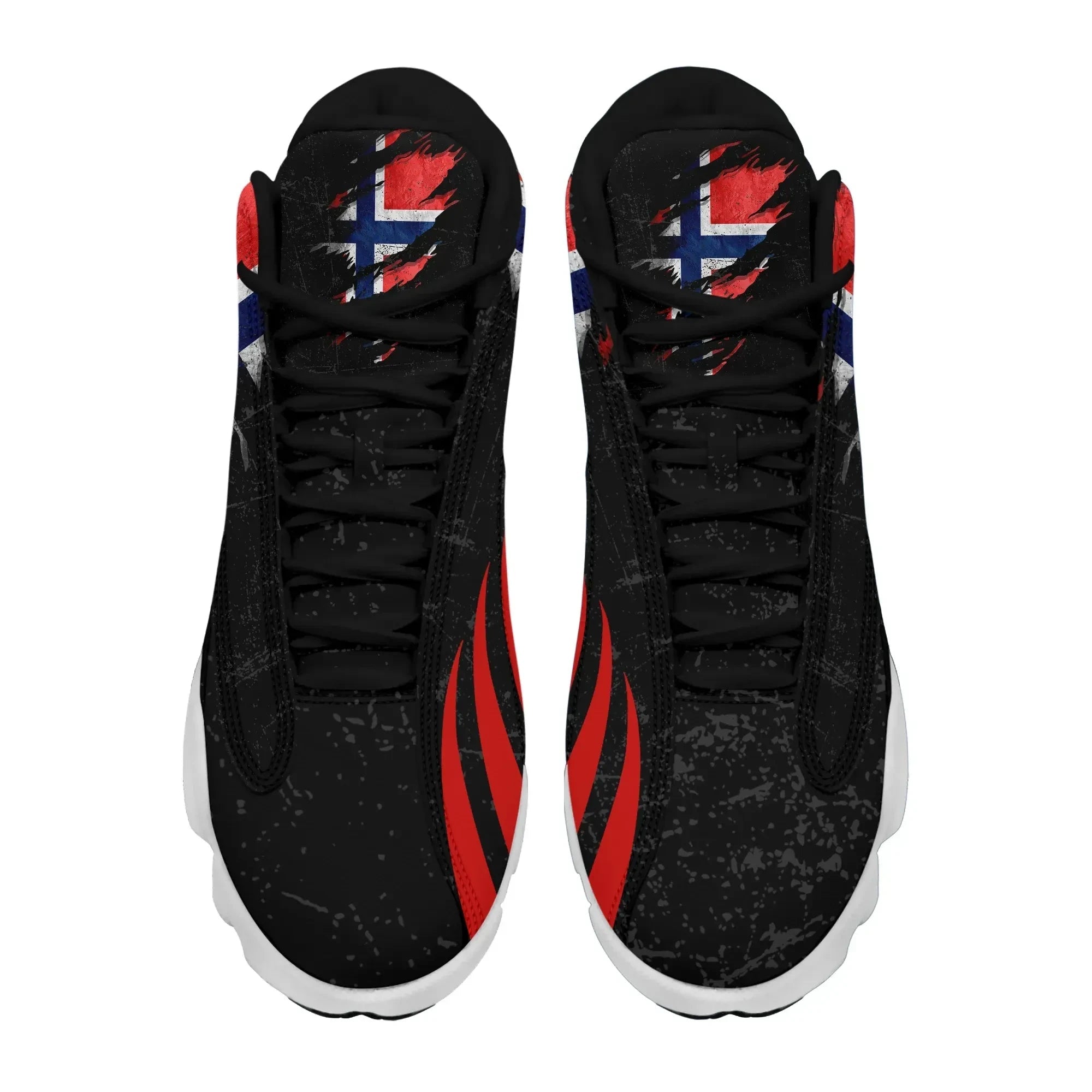 Norway In Me High Top Sneakers Shoes Special Grunge Style RLT7