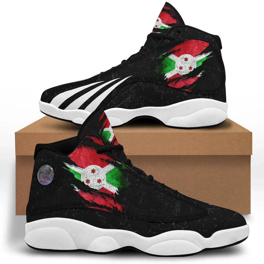 Burundi In Me High Top Sneakers - Special Grunge Style RLT7