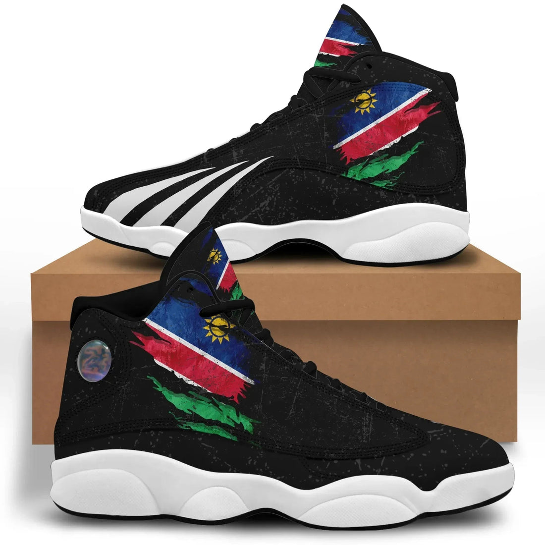 Namibia In Me High Top Sneakers Special Grunge Style RLT7