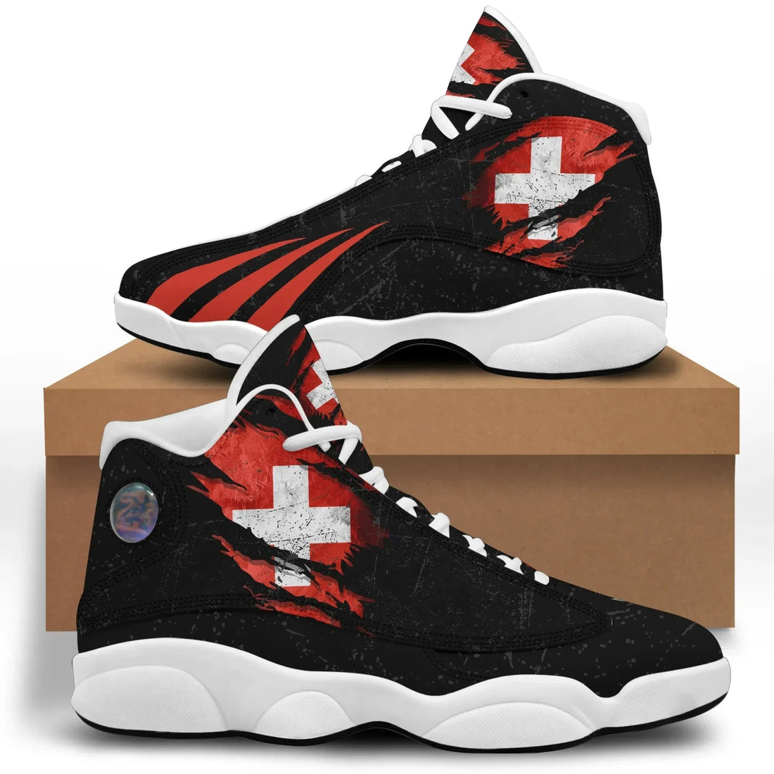 Switzerland In Me High Top Sneakers Shoes Special Grunge Style RLT13