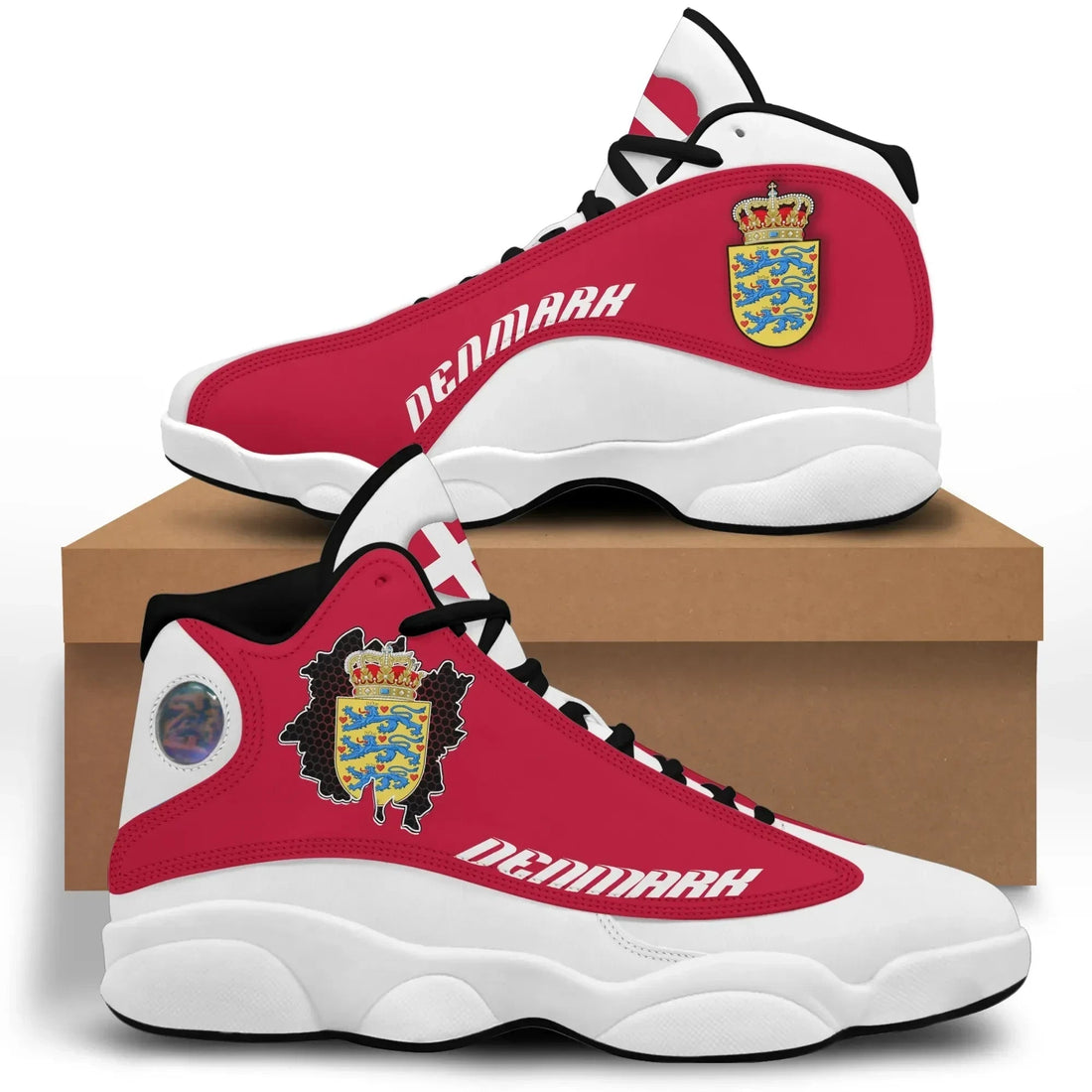 Denmark High Top Sneakers Shoes RLT13