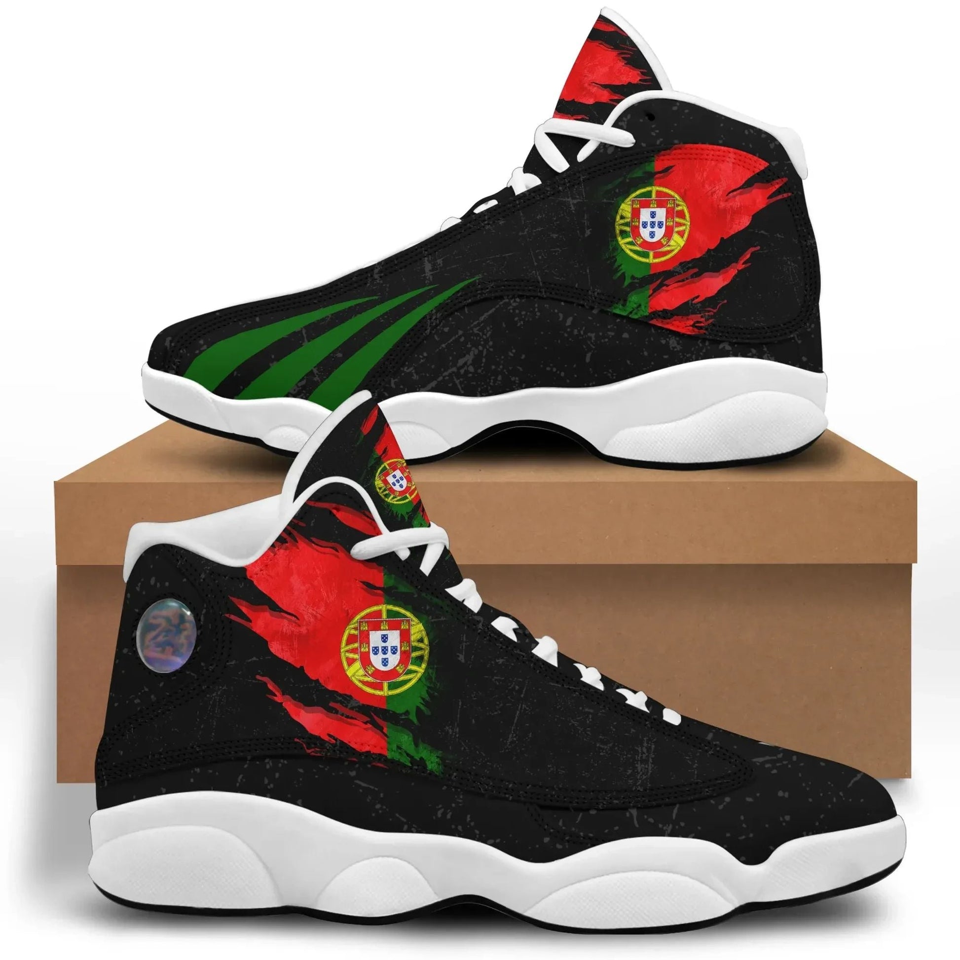 Portugal In Me High Top Sneakers Shoes Special Grunge Style RLT7