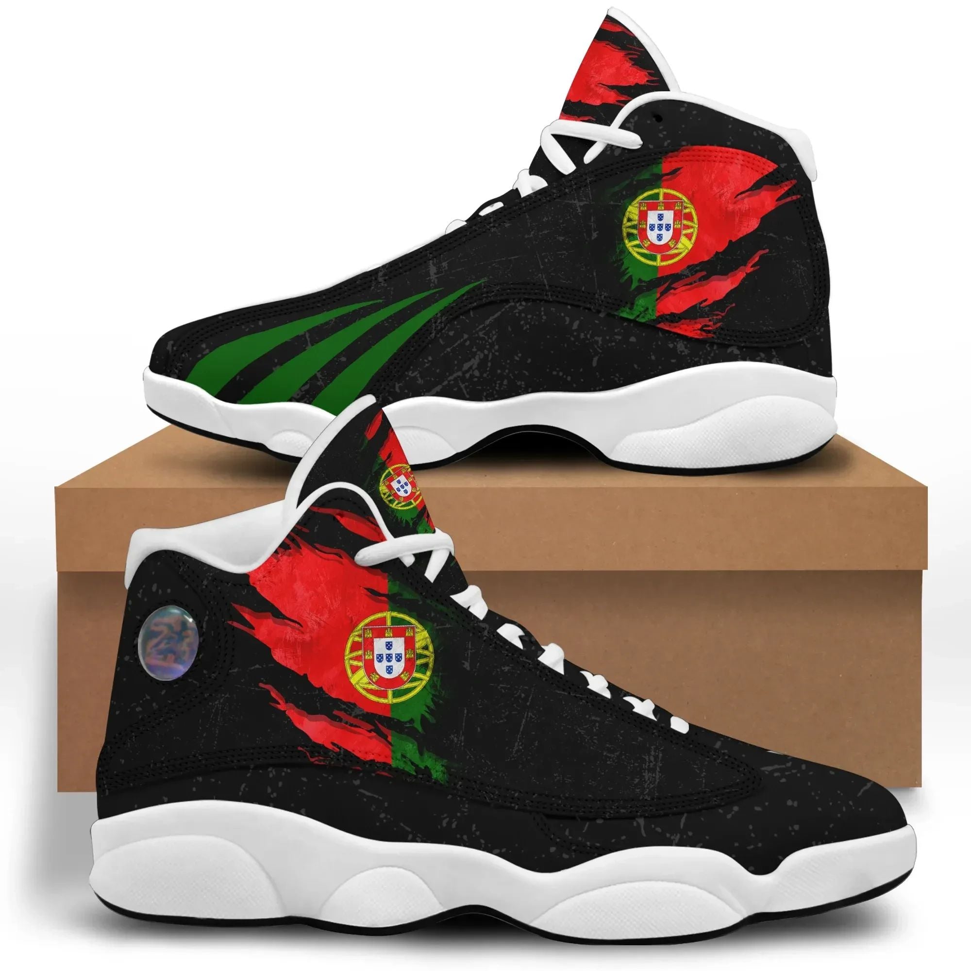 Portugal In Me High Top Sneakers Shoes Special Grunge Style RLT7