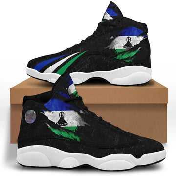 Lesotho In Me High Top Sneakers - Special Grunge Style RLT6