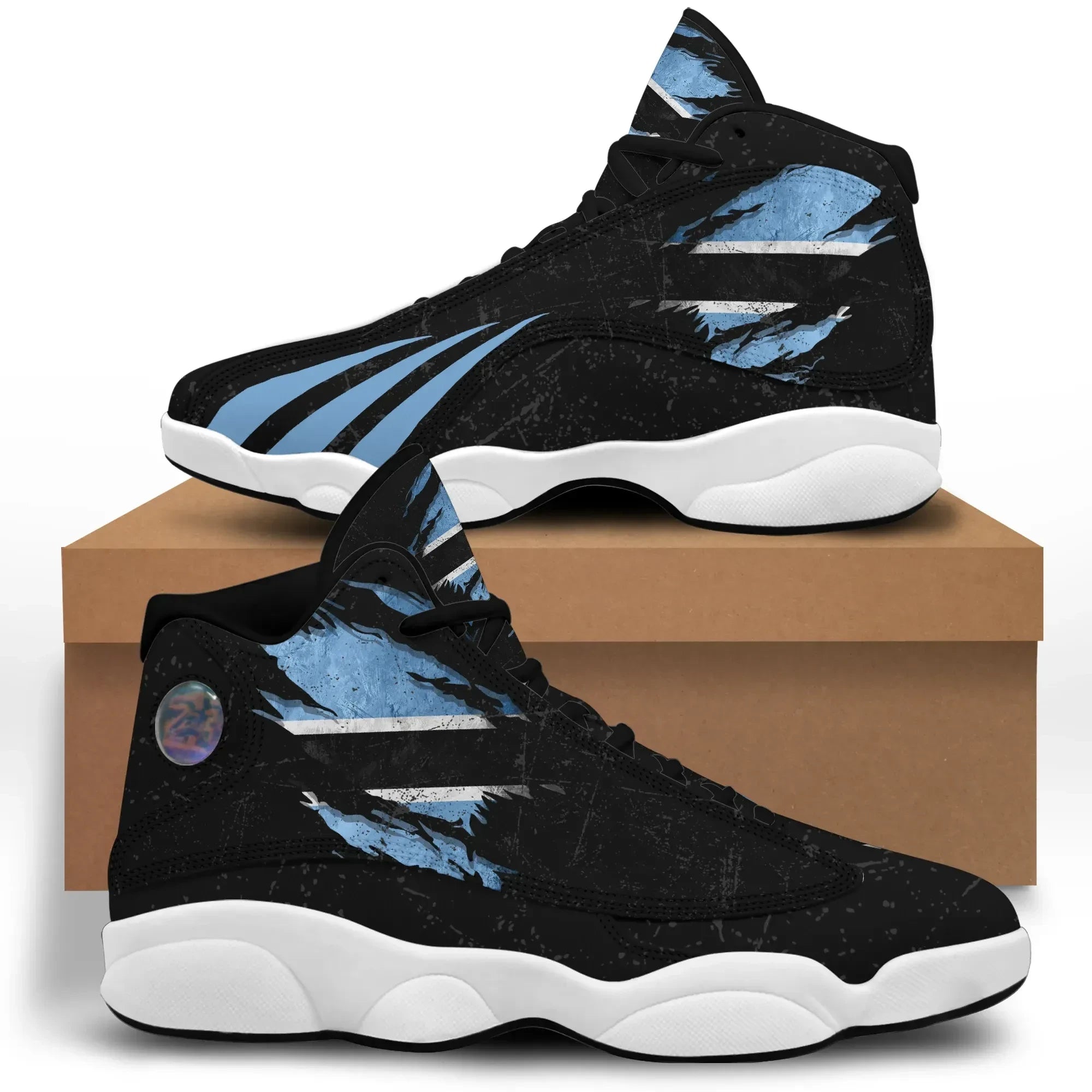 Botswana In Me High Top Sneakers - Special Grunge Style RLT6