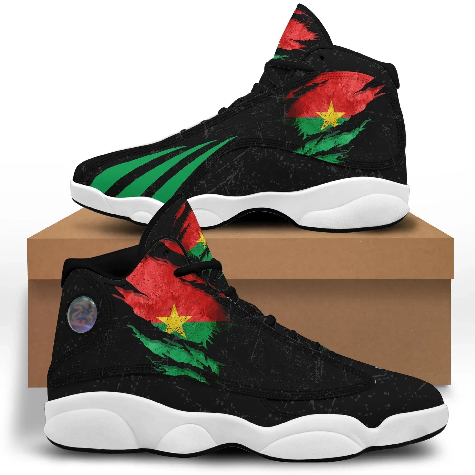 Burkina Faso In Me High Top Sneakers - Special Grunge Style RLT7