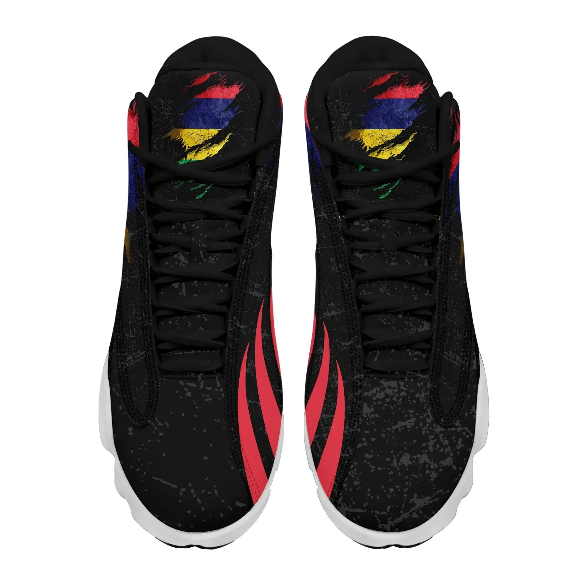 Mauritius In Me High Top Sneakers Special Grunge Style RLT13