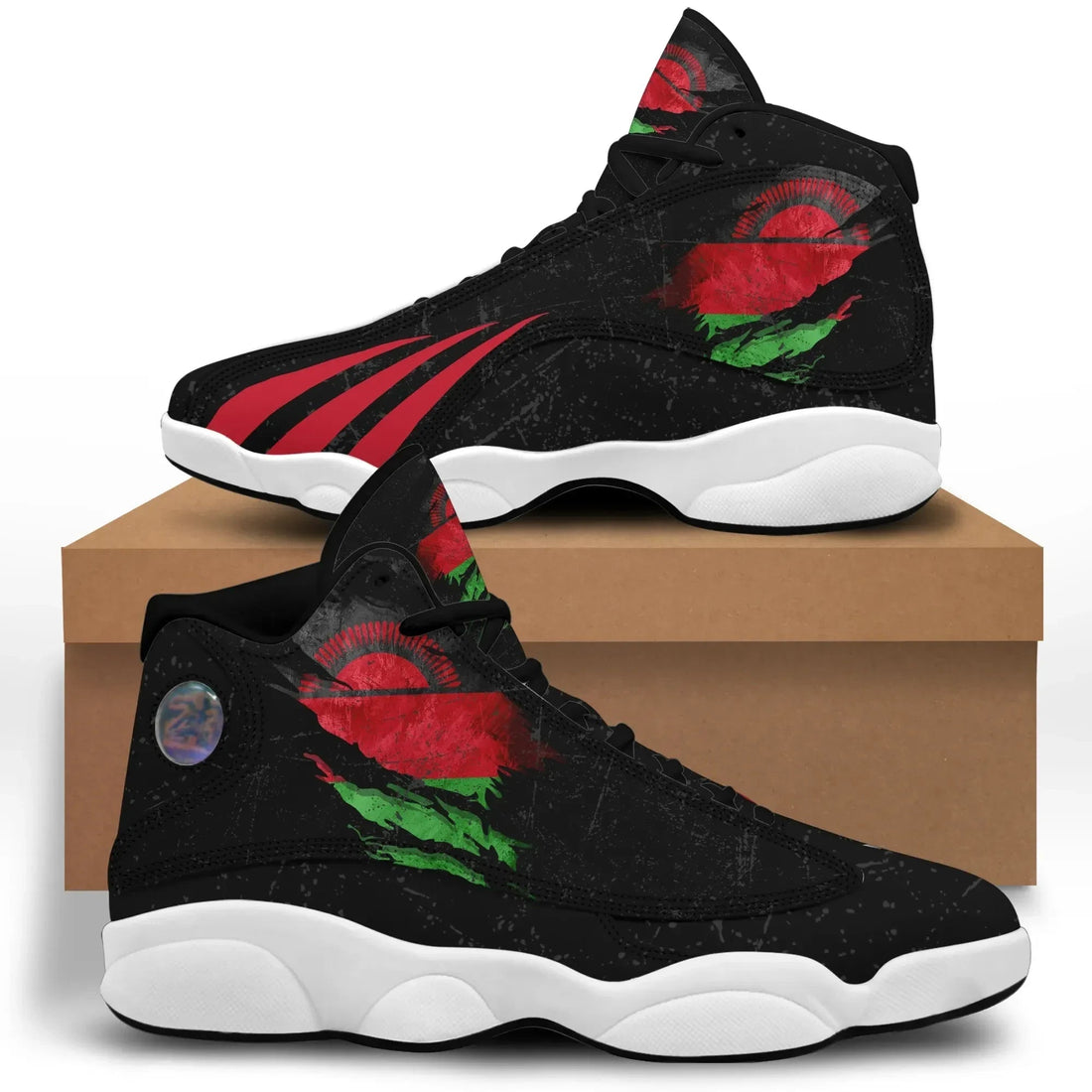 Malawi In Me High Top Sneakers - Special Grunge Style RLT6