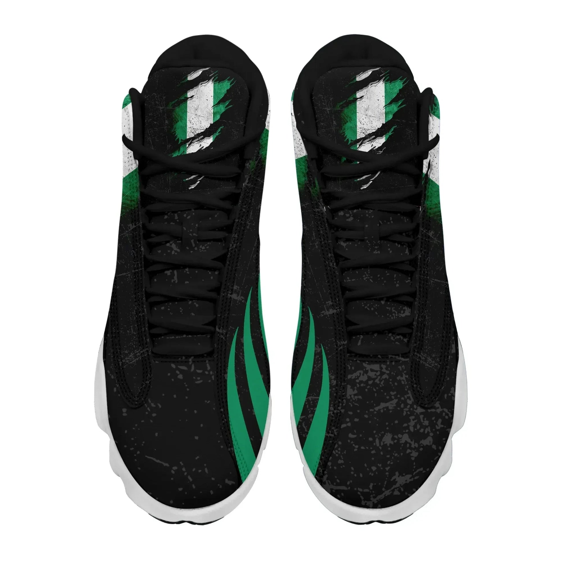 Nigeria In Me High Top Sneakers Special Grunge Style RLT8