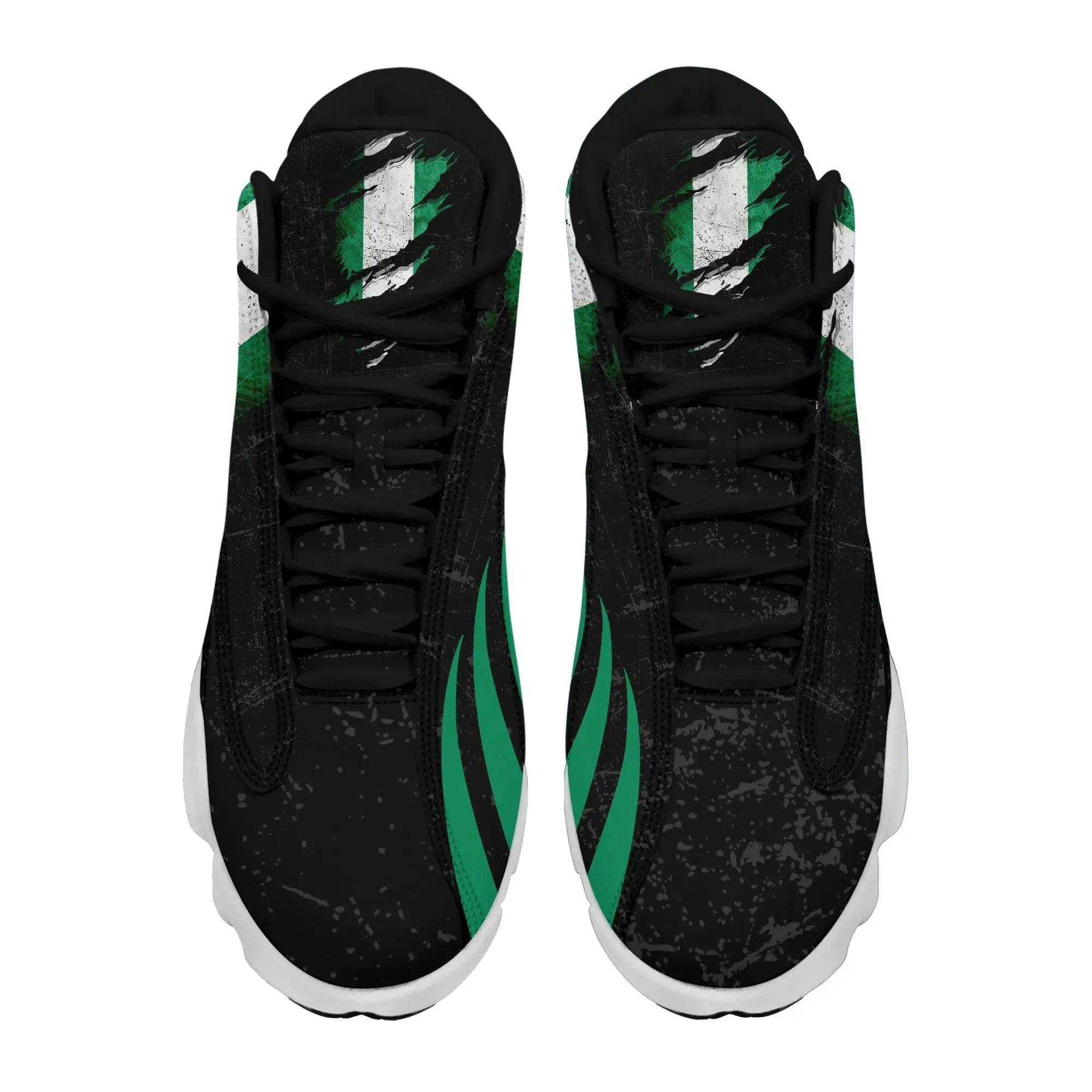 Nigeria In Me High Top Sneakers Special Grunge Style RLT8