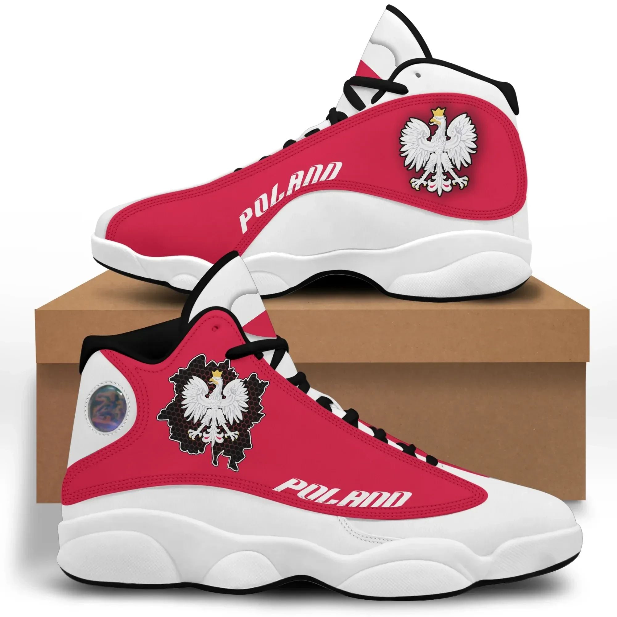 Poland High Top Sneakers Shoes RLT7