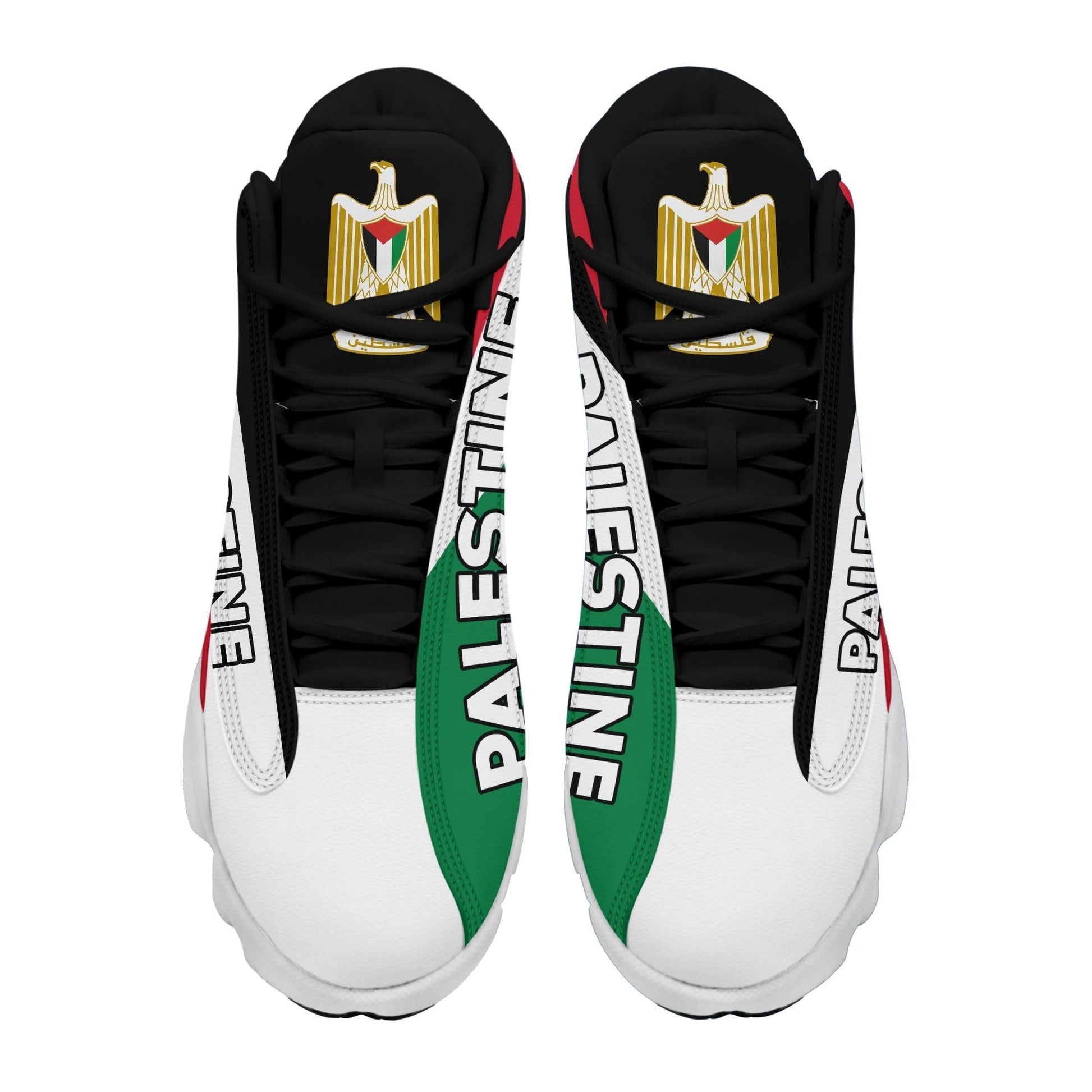 Palestine High Top Sneakers Shoes Women's/Men's Special Flag1 RLT13