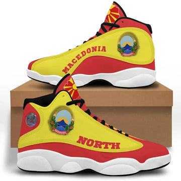North Macedonia High Top Sneakers Shoes RLT7