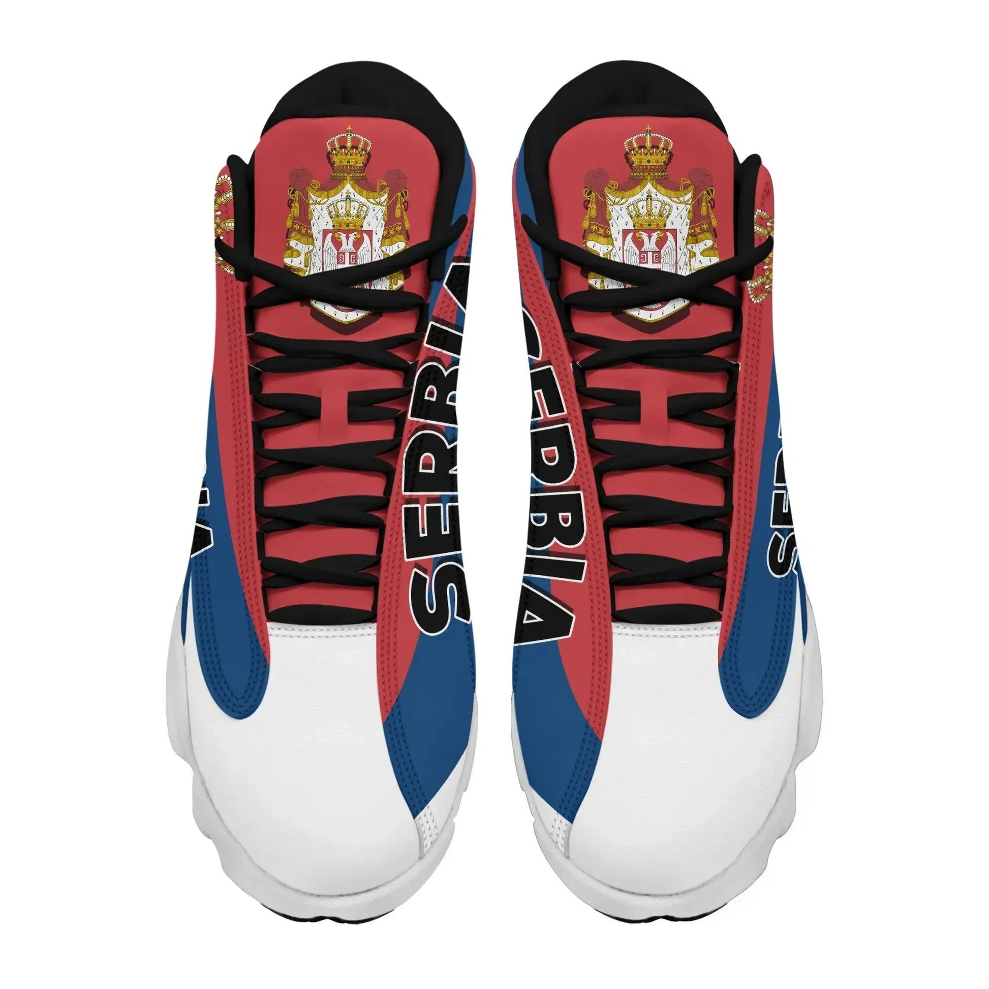 Serbia High Top Sneakers Shoes Women's/Men's Special Flag RLT7