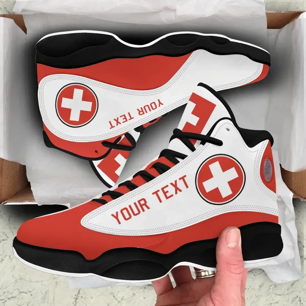 (Custom) Switzerland High Top Sneakers Shoes RLT13