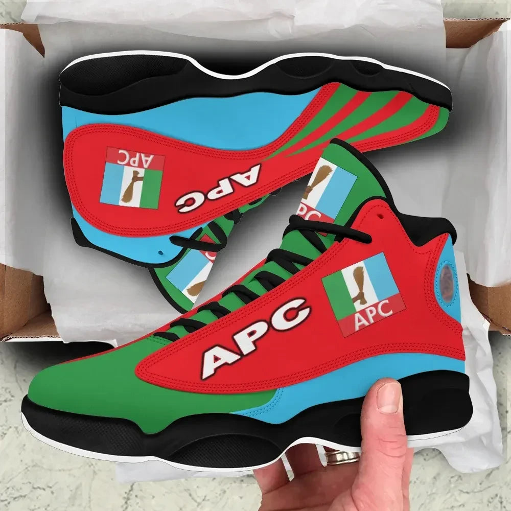 Nigeria Apc All Progressives Congress High Top Sneakers Shoes Womens/Mens RLT8