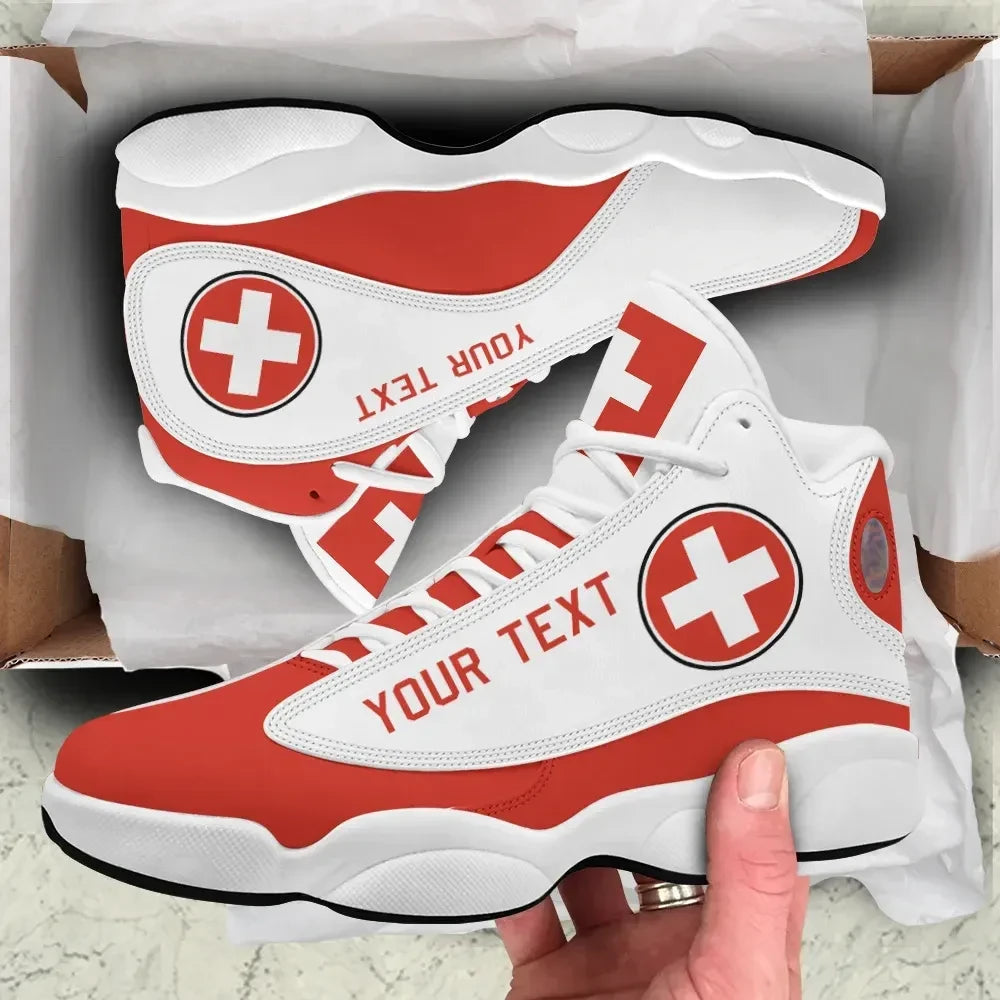 (Custom) Switzerland High Top Sneakers Shoes RLT13