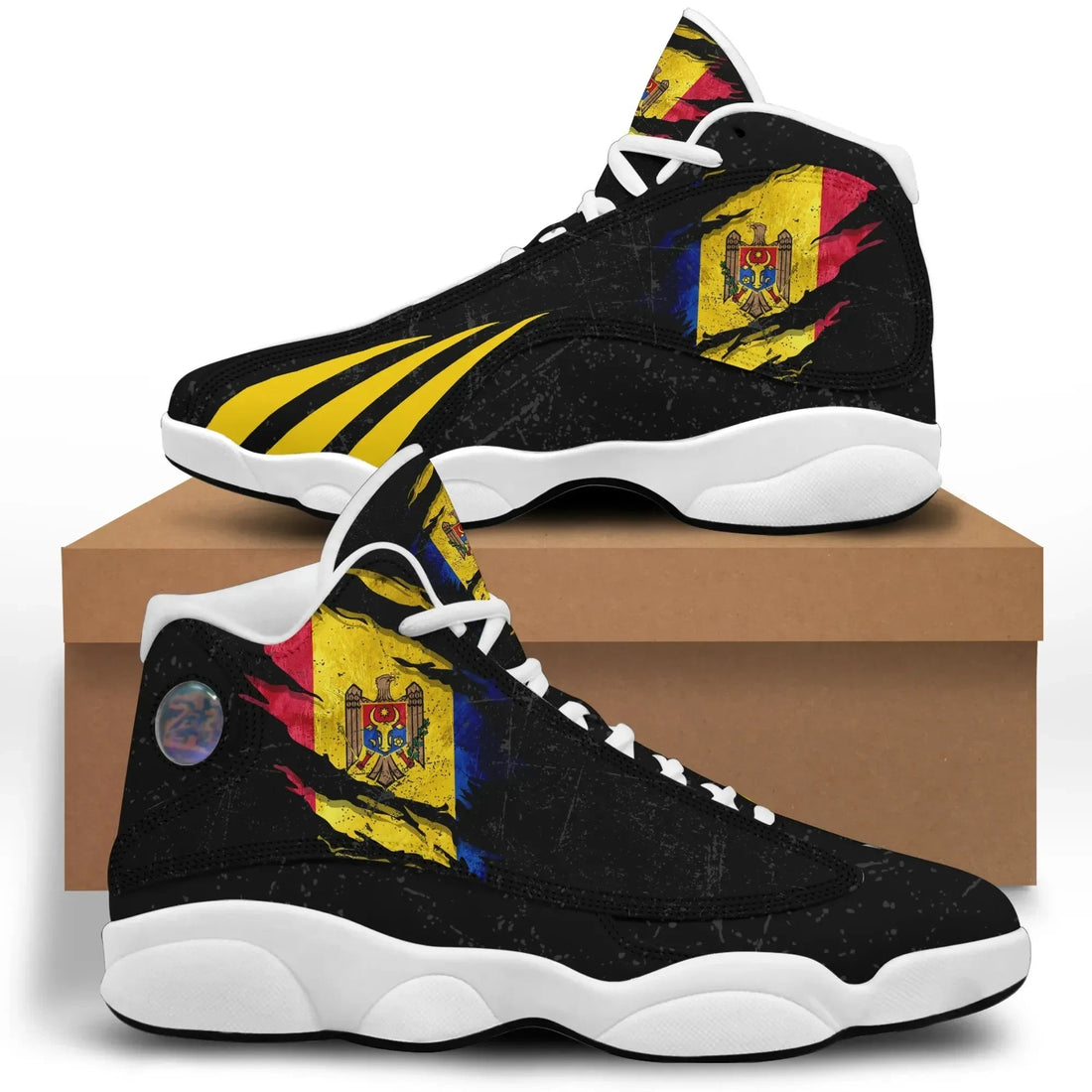 Moldova In Me High Top Sneakers Shoes Special Grunge Style A31 RLT13