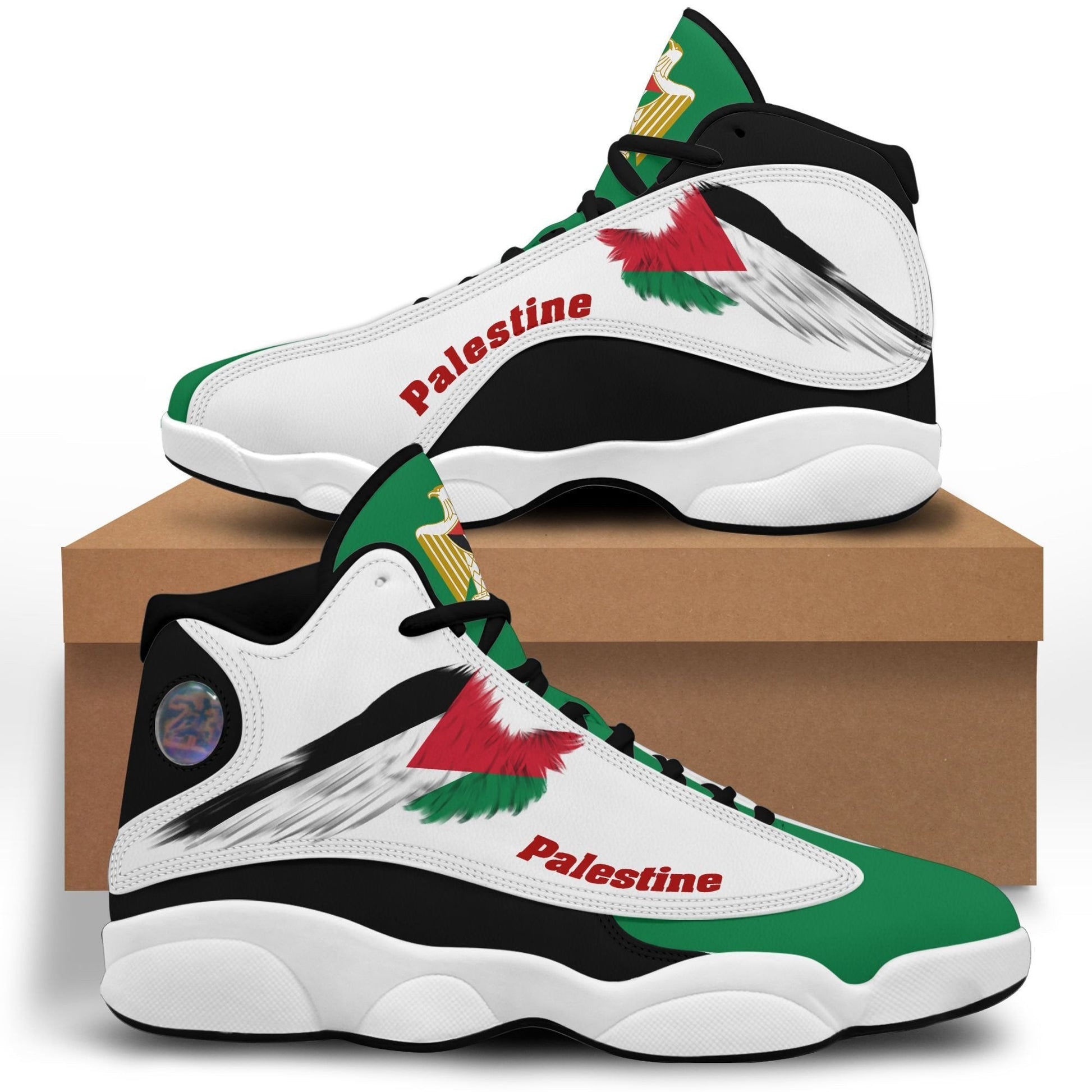 Palestine High Top Sneakers Shoes, Be Stronger Palestine RLT13
